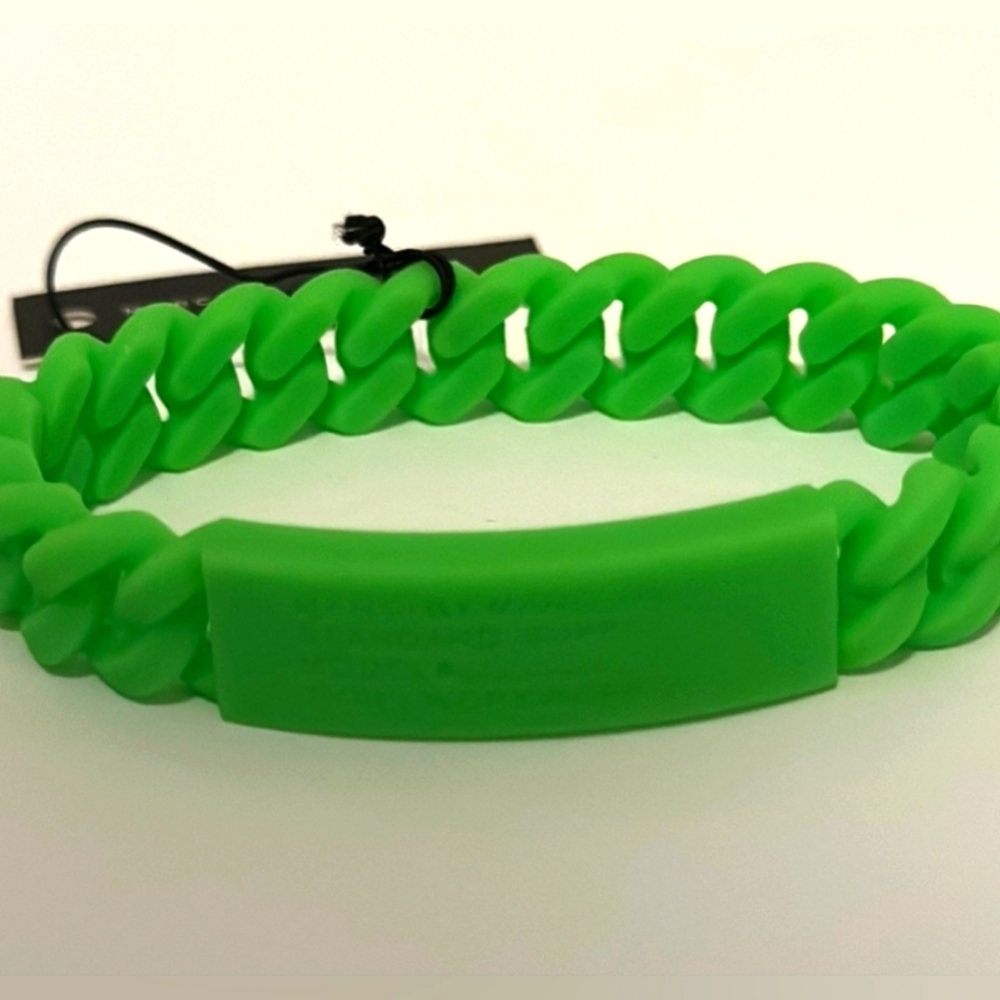 Marc By Marc Jacobs Silcone Green Braclet NWT 3/$40